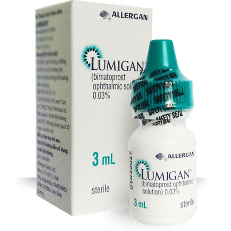 Thuốc bôi mọc lông mày Lumigan